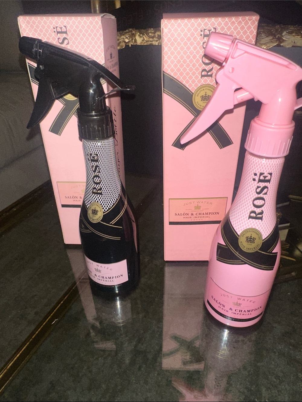 Pink Salon Mist Spray Bottle — Fine Mist Water Sprayer for Makeup & Hair Tools